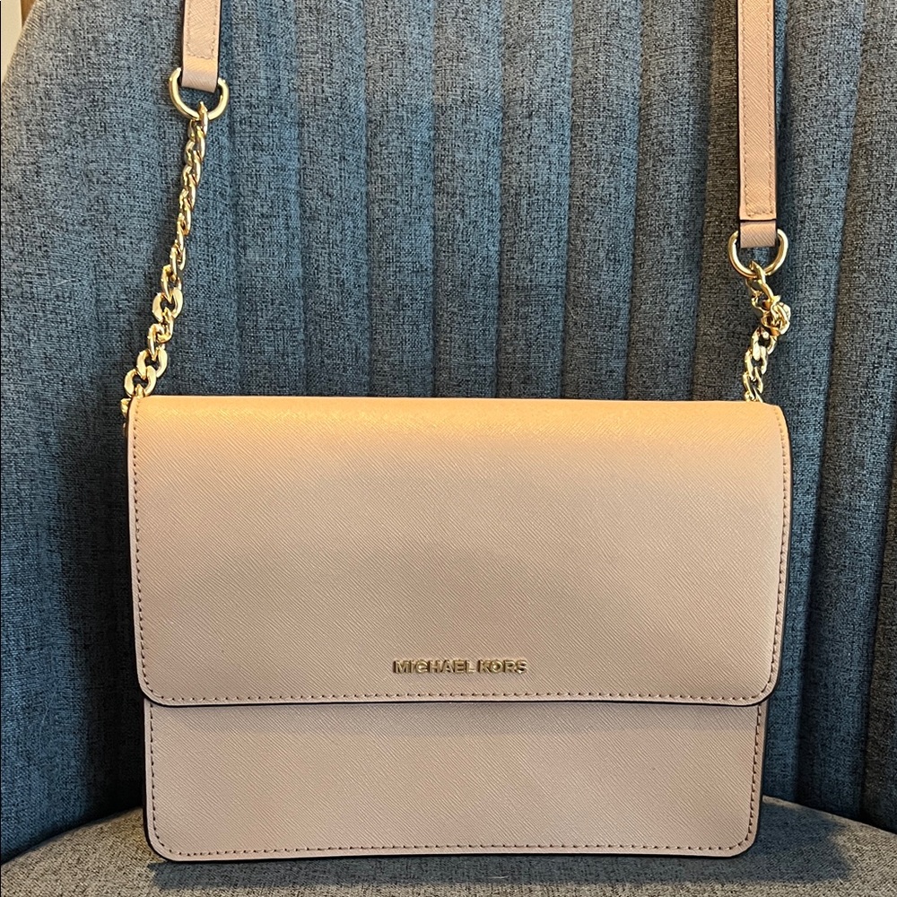 Michael Kors Light Tan Crossbody Bag